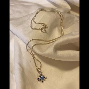 Sterling silver necklace and pendant